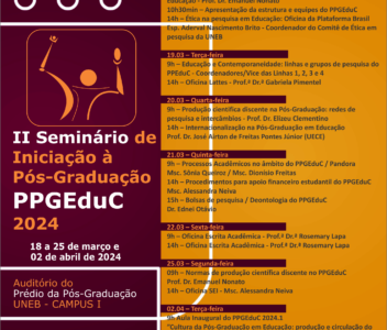 II Seminário do PPGEduC 2024